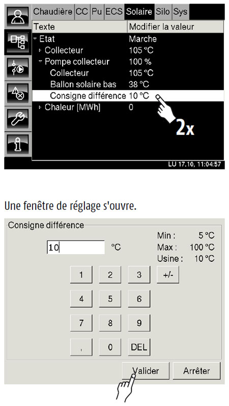 Consigne différence