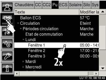 Ballon ECS circulation