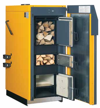 Chauffage à bûches et pellets ETA SH-P avec TWIN confort du chauffage au bois