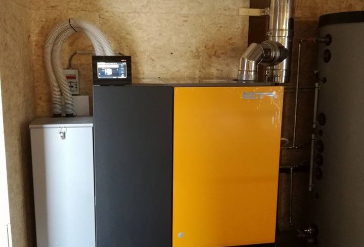 Installation chaudière pellets compact 20kW à Péruwelz Installation chaudière pellets compact 20kW à Péruwelz