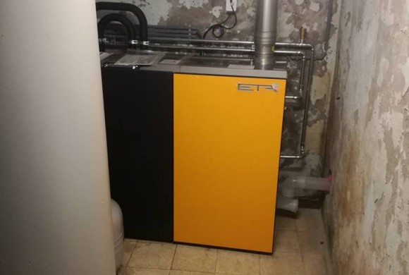 Installation chaudière ETA pellets Unit 15kW à Jumet