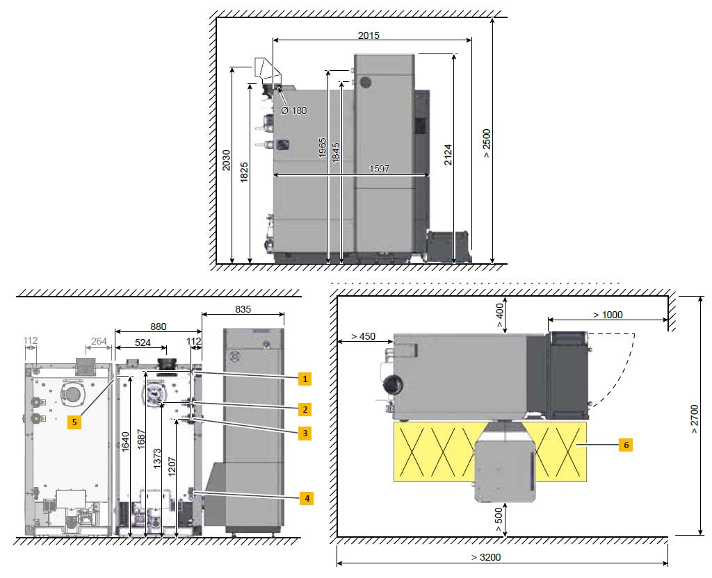 Chaudière à pellets ETA ePE-K 100 - 130 kW