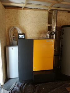 Installation chaudière pellets compact 20kW à Péruwelz