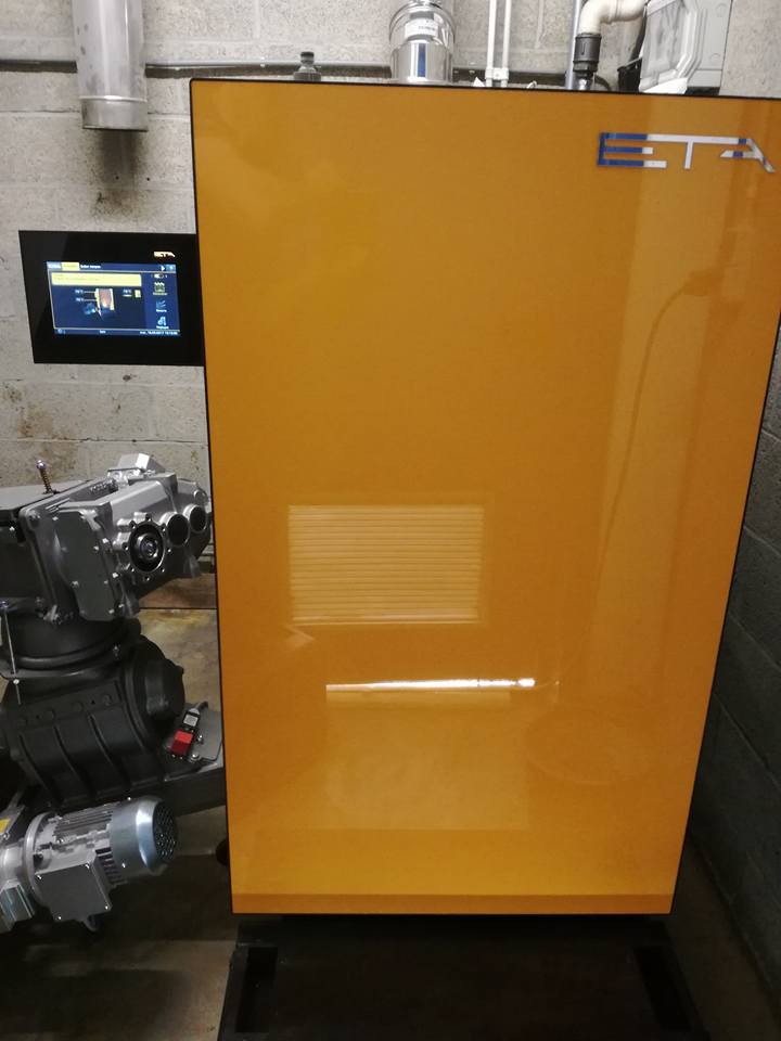 Installation chaudière ETA eHack 45kW à Alleur