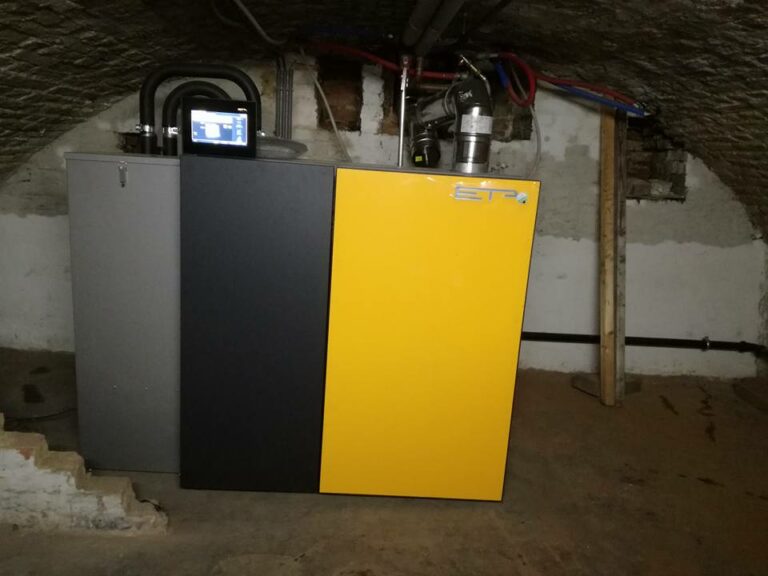 Installation chaudière ETA pellets Unit 11kw à Gembloux