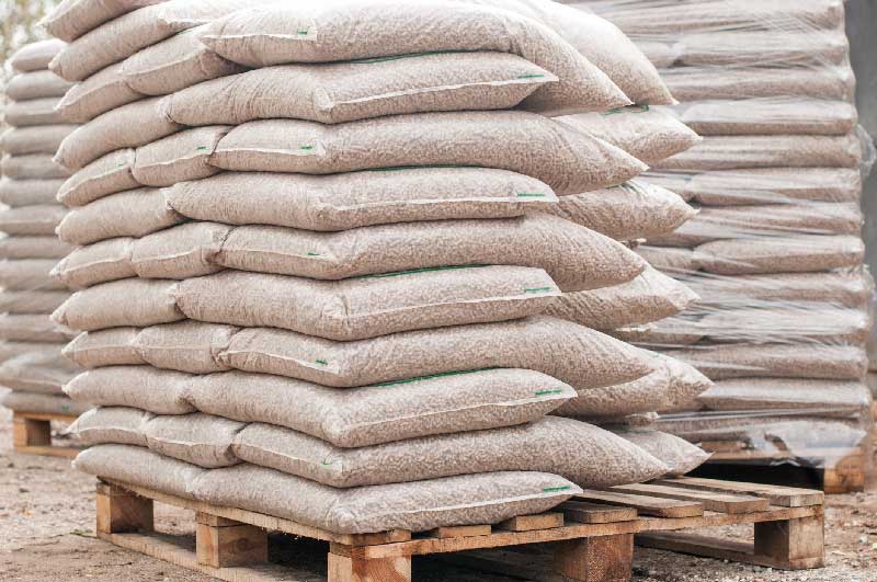 stockage pellets